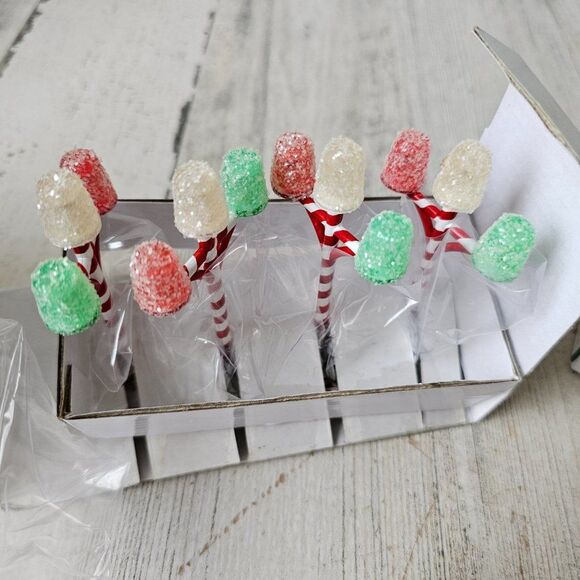 Dept 56 52966 gumdrop Street lamp New village candy Xmas light up decor vintage - Picture 3 of 4